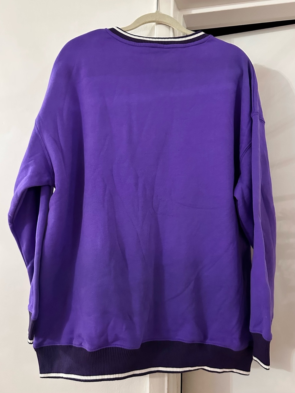 Disney Purple Eeyore Sweatshirt with Blue and White Accents - Picture 3 of 10